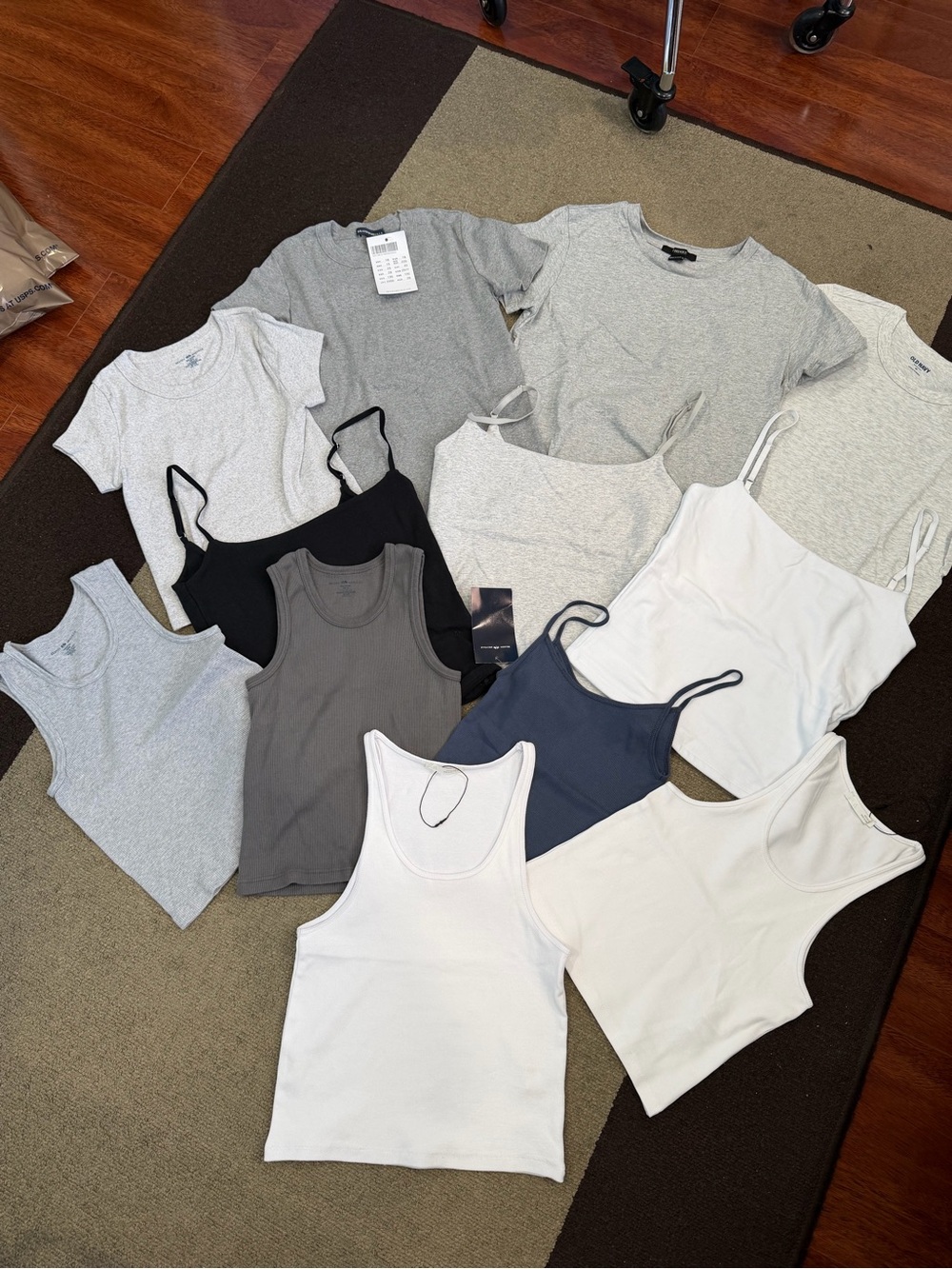 BUNDLE OF 12 Brandy Melville Abercrombie Zara Tops and Tanks